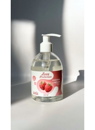 Лубрикант на водной основе Love Protection Raspberry с ароматом малины - 300 мл. - Lola Games - купить с доставкой в Орехово-Зуево