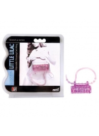 Эрекционное кольцо с вибратором LITTLE LILAC - Dream Toys - в Орехово-Зуево купить с доставкой
