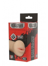 Нежный мастурбатор-ротик REALSTUFF 5INCH MASTURBATOR BJ - Dream Toys - в Орехово-Зуево купить с доставкой
