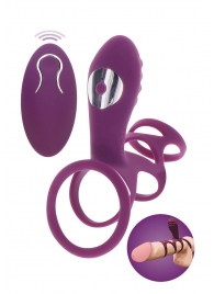 Фиолетовая эрекционная вибронасадка Halo Halo C-Ring Sleeve - Toy Joy - в Орехово-Зуево купить с доставкой