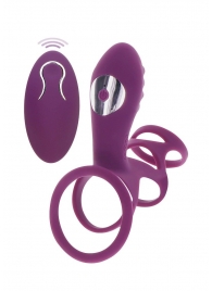 Фиолетовая эрекционная вибронасадка Halo Halo C-Ring Sleeve - Toy Joy - в Орехово-Зуево купить с доставкой