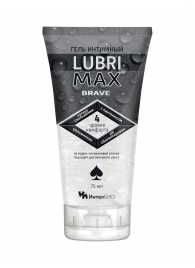 Водно-силиконовый интимный гель-смазка Lubrimax Brave - 75 мл. - ИнтелБИО - купить с доставкой в Орехово-Зуево
