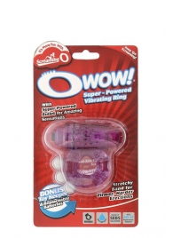 Фиолетовое эрекционное виброкольцо OWOW PURPLE - Screaming O - в Орехово-Зуево купить с доставкой