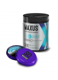 Гладкие презервативы Maxus G spot с двойной спиралью - 15 шт. - Maxus - купить с доставкой в Орехово-Зуево