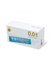 Увлажнённые презервативы Sagami Original 0.01 Extra Lub - 12 шт. - Sagami - купить с доставкой в Орехово-Зуево