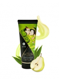 Массажный крем для тела с ароматом груши и зелёного чая Pear   Exotic Green Tea - 200 мл. - Shunga - купить с доставкой в Орехово-Зуево