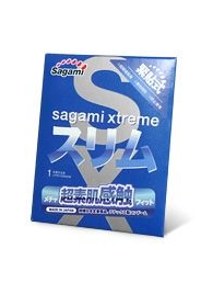 Презерватив Sagami Xtreme FEEL FIT 3D - 1 шт. - Sagami - купить с доставкой в Орехово-Зуево