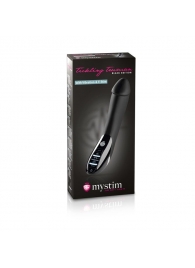 Вибратор с электростимуляцией Tickling Truman Black Edition - 27 см. - MyStim - купить с доставкой в Орехово-Зуево