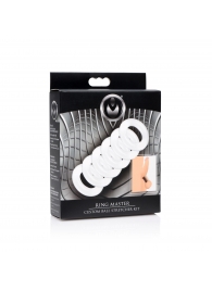 Комплект из 6 прозрачных эрекционных колец Ring Master Custom Ball Stretcher Kit - XR Brands - в Орехово-Зуево купить с доставкой