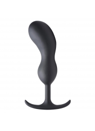 Черный массажер простаты с утяжелителями Premium Silicone Weighted Prostate Plug XL - 20,8 см. - XR Brands - в Орехово-Зуево купить с доставкой