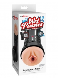 Мастурбатор-вагина в колбе Super Juicy Snatch - Pipedream - в Орехово-Зуево купить с доставкой