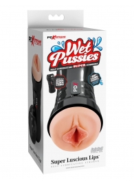 Мастурбатор-вагина в колбе Super Luscious Lips - Pipedream - в Орехово-Зуево купить с доставкой
