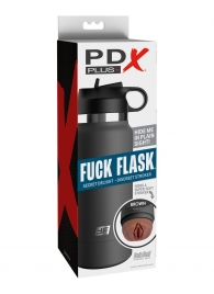 Смуглый мастурбатор-вагина в корпусе-бутылке F*ck Flask - Pipedream - в Орехово-Зуево купить с доставкой