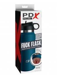 Смуглый мастурбатор-вагина в синей колбе F*ck Flask - Pipedream - в Орехово-Зуево купить с доставкой