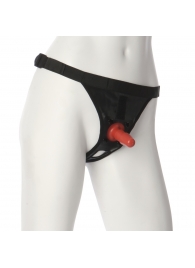 Трусики со штырьком для фиксации насадок Ultra Harness with Plug - Doc Johnson - купить с доставкой в Орехово-Зуево