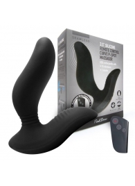 Черный вибромассажер простаты 3,5’’ Remote Control Curve P-spot Massager - 12 см. - Erokay - в Орехово-Зуево купить с доставкой