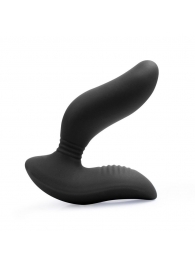 Черный вибромассажер простаты 3,5’’ Curve P-spot Massager - 12 см. - Erokay - в Орехово-Зуево купить с доставкой