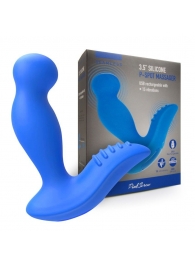 Синий вибромассажер простаты 3,5’’ P-spot Massager - 12,5 см. - Erokay - в Орехово-Зуево купить с доставкой