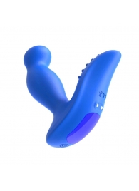 Синий вибромассажер простаты 3,5’’ Remote Control P-spot Massager - 12,5 см. - Erokay - в Орехово-Зуево купить с доставкой