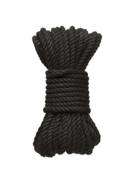 Черная верёвка для связывания и фиксации Bind Tie - 9,14 м. - Doc Johnson - купить с доставкой в Орехово-Зуево