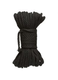 Черная верёвка для связывания и фиксации Bind Tie - 15,24 м. - Doc Johnson - купить с доставкой в Орехово-Зуево