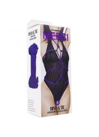 Фиолетовая верёвка для связывания и фиксации Bind Tie - 9,14 м. - Doc Johnson - купить с доставкой в Орехово-Зуево