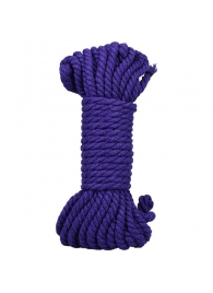 Фиолетовая верёвка для связывания и фиксации Bind Tie - 9,14 м. - Doc Johnson - купить с доставкой в Орехово-Зуево