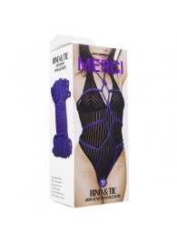 Фиолетовая верёвка для связывания и фиксации Bind Tie - 15,24 м. - Doc Johnson - купить с доставкой в Орехово-Зуево