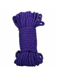 Фиолетовая верёвка для связывания и фиксации Bind Tie - 15,24 м. - Doc Johnson - купить с доставкой в Орехово-Зуево