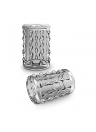 Прозрачная насадка с бороздками STAY HARD COCK SLEEVE 04 CLEAR - Blush Novelties - в Орехово-Зуево купить с доставкой