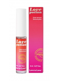 Возбуждающий блеск для губ Love Potion - 8 мл. - Love to Love - купить с доставкой в Орехово-Зуево