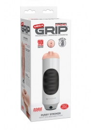 Мастурбатор-вагина Extreme Toyz Mega Grip Vibrating Stroker Mouth - Pipedream - в Орехово-Зуево купить с доставкой