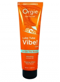 Гель с эффектом вибрации Lube Tube Vibe Low Sex On The Beach - 100 мл. - ORGIE - купить с доставкой в Орехово-Зуево