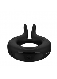Черное эрекционное кольцо Marry Me Rechargeable Vibrating Cockring - Adrien Lastic - в Орехово-Зуево купить с доставкой