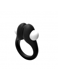 Черное эрекционное кольцо Zippy Vibrating Ring With Bullet - Adrien Lastic - в Орехово-Зуево купить с доставкой