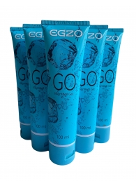 Набор из 5 пролонгирующих лубрикантов на водной основе Egzo Go (по 100 мл.) - EGZO - купить с доставкой в Орехово-Зуево