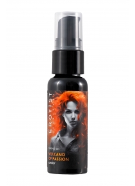 Гель с эффектом вибрации Volcano Of Passion со вкусом вишни - 25 мл. - Erotist Lubricants - купить с доставкой в Орехово-Зуево
