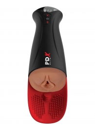 Мастурбатор-вагина в колбе с вибрацией Fuck-O-Matic Pro XL - Pipedream - в Орехово-Зуево купить с доставкой