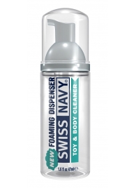Очищающая пенка для игрушек и тела Toy   Body Cleaner Foamer - 47 мл. - Swiss navy - купить с доставкой в Орехово-Зуево