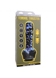 Черно-синяя мини-машина на присоске Tendril Thruster - 21,6 см. - Doc Johnson - купить с доставкой в Орехово-Зуево