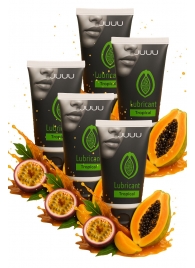 Набор из 5 съедобных лубрикантов JUJU со вкусом тропических фруктов - JuJu - купить с доставкой в Орехово-Зуево
