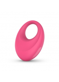 Розовое интерактивное эрекционное виброкольцо Leo - Easy toys - в Орехово-Зуево купить с доставкой