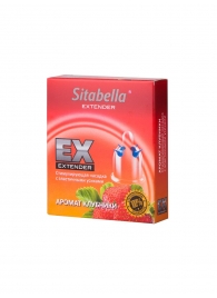 Стимулирующая насадка Sitabella Extender  Клубника - Sitabella - купить с доставкой в Орехово-Зуево