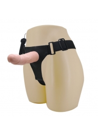 Реалистичный страпон-фаллоимитатор на трусиках Ultra Passionate Harness - 15 см. - Baile - купить с доставкой в Орехово-Зуево