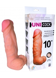 Фаллическая насадка Харнесс UNICOCK 10  - 25 см. - LOVETOY (А-Полимер) - купить с доставкой в Орехово-Зуево