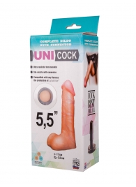 Фаллическая насадка Харнесс UNICOCK 5,5  - 17 см. - LOVETOY (А-Полимер) - купить с доставкой в Орехово-Зуево