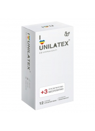 Разноцветные ароматизированные презервативы Unilatex Multifruit  - 12 шт. + 3 шт. в подарок - Unilatex - купить с доставкой в Орехово-Зуево