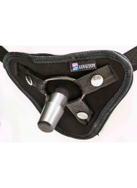 Вибрострапон с двумя насадками UniStrap - 18 и 18 см. - LOVETOY (А-Полимер) - купить с доставкой в Орехово-Зуево