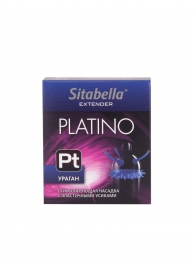Стимулирующая насадка с усиками и шипиками Platino  Ураган - Sitabella - купить с доставкой в Орехово-Зуево