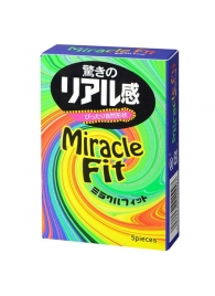 Презервативы Sagami Xtreme Miracle Fit - 5 шт. - Sagami - купить с доставкой в Орехово-Зуево